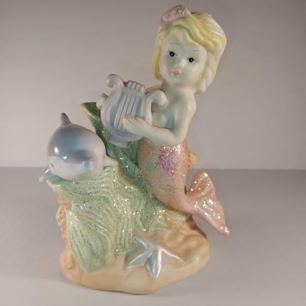 K's Collection Mermaid child and dolphin